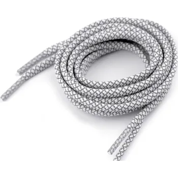 Tkaničky do bot Reflexní tkaničky do bot, tenisek, mikin délka 130 cm, střední, 15 šedá světlá