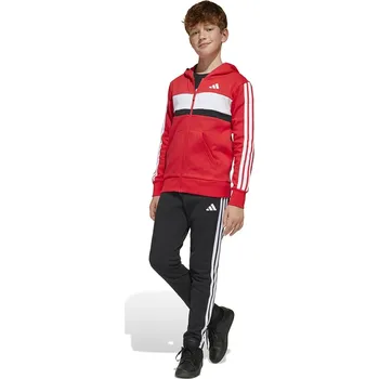 Dětská tepláková souprava adidas JC7522 červená 29X, vel. 176