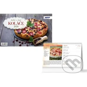 Doplněk ke knize Stolní kalendář Sladké a slané koláče 2026 - MFP MFP