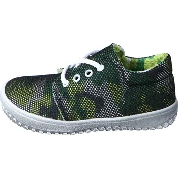 Chlapecké tenisky Jonap barefoot boty B7 zelená maskáč Velikost: 22