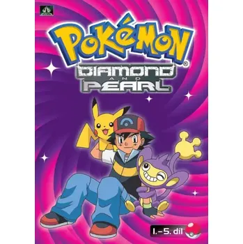 DVD film Pokémon Diamond and Pearl - DVD 1.-5. díl