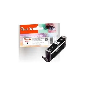 PEACH kompatibilní cartridge Canon CLI-551BK, black, 8,5 ml