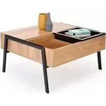 Konferenční stolek PODIUM přírodní/černá DOPRODEJ