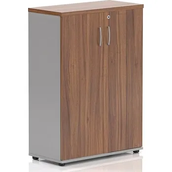 Nábytek Rauman Střední skříň Visio LUX 80x38,5x113 Barva: Ořech + doprava ZDARMA