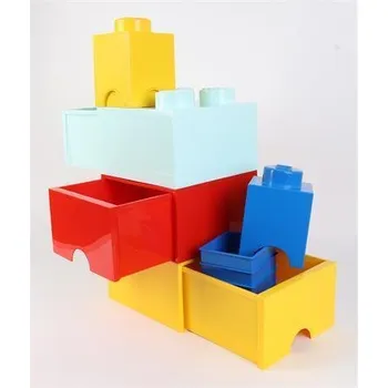 Úložný box Neznámý Úložný box ve tvaru kostky, modrá, LEGO 40011731