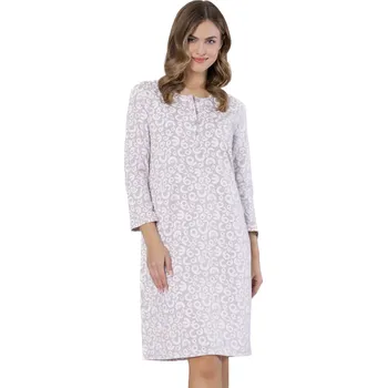 Dámská noční košile Dámská noční košile Zuza 1616 LEVEZA – Pohodlí a elegance Barva/Velikost: lila (fialová) / XXL