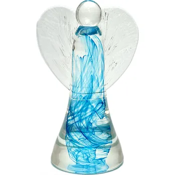 Petrolejová lampa Skleněný anděl - 5.čakra | 85065