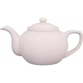 Konvice na čaj Porcelánová konvička na čaj růžová s patinou