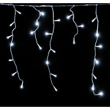 Vánoce monzana® Vánoční LED řetěz déšť 10 m | studená bílá