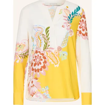 Dámská halenka Herzens Dámská Hedvábná Halenka, krémová / růžová / žlutá, 44