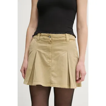 Dámská sukně Džínová sukně Tommy Jeans DW0DW19366 béžová 01A, vel. XS