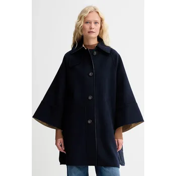 Dámský kabát Kabát s příměsí vlny Weekend Max Mara RUFO 2525496012600 námořnická modř 59X, vel. 36