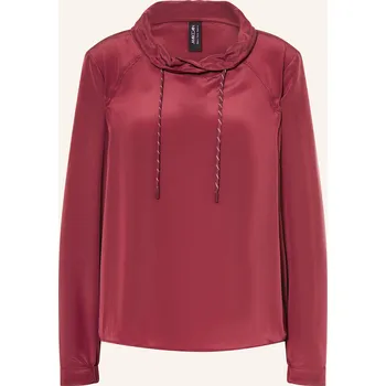 Dámská halenka Marc Cain Dámská Satinová Halenka, tmavě červená, 36