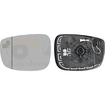 Auto zrcátko Sklo do zrcátka, vnější zrcátko VAN WEZEL 2773835