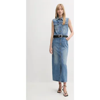 Dámské šaty Džínové šaty Miss Sixty 6S2WJ15500 modrá 55J, vel. S