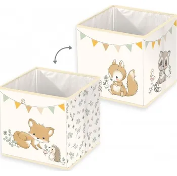 Úložný box Dětský úložný box Herding "Lesní přátelé" – skládací, 30×30×30 cm