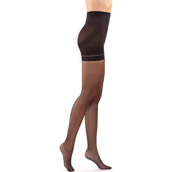 Dámské punčochy Dámské punčocháče z mikrovlákna GORTEKS High-waist slimming tights 20 DEN BLACK 4