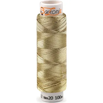 Nit Metalické nitě Elisabeth 1; 100 m, velké, 2 / 02 zlatá sv.