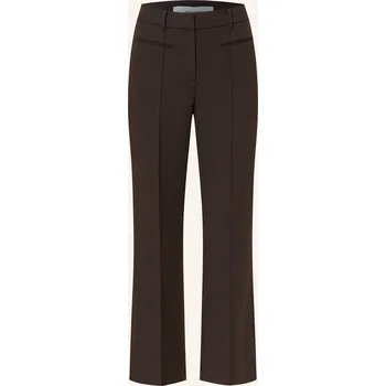 Dámské kalhoty Reiss Dámské Bootcut Kalhoty Claude, tmavě hnědá, 40