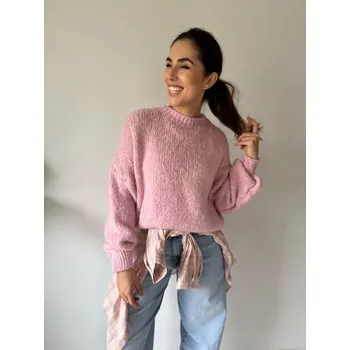 Dámský svetr Mishel Svetr Onny baby pink Velikost: UNI