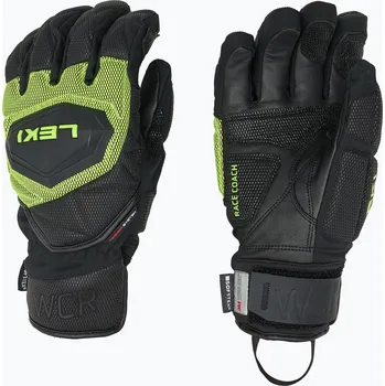 Sport Pánské lyžařské rukavice LEKI WCR Coach 3D black/ ice lemon