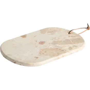 Kuchyňské prkénko Kave Home Béžové mramorové servírovací prkénko Orlina 35 x 23 cm