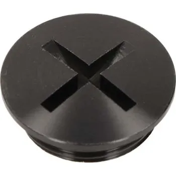 Spojovací materiál motoru Šroubová zátka 66Heroes M14x1, hliníková, černá, pro Sachs 504, 505, 535, 503 2AL/2