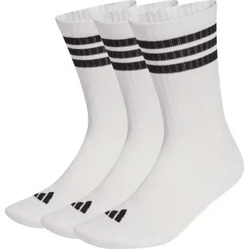 Adidas 3-Stripes Cushioned Sportswear Crew 3P J JZ0531 - white/black/black S