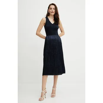 Dámské šaty Šaty BOSS 50537736 námořnická modř 59X, vel. S