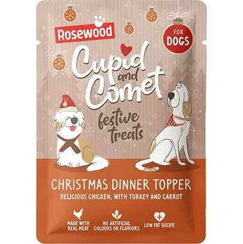 Pamlsek pro psa Rosewood Christmas Dinner Topper 85 g