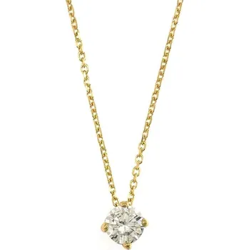 Náhrdelník Zlatý náhrdelník se zirkonem Au 585/1000 hmotnost 1,40g