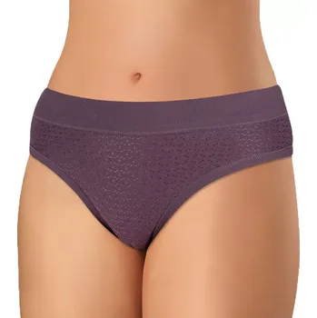 Dámské spodní prádlo Spodní dámské kalhotky Andrie PS 1038 tm. fialové velikost XL-46/48