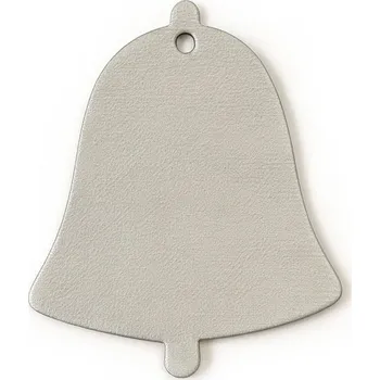 Vánoční ozdoba Světle šedá vánoční ozdoba zvonek Cabrera