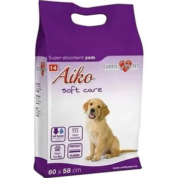 toaleta pro psa Aiko Soft Care Pleny pro psy 60 × 58 cm 50 ks