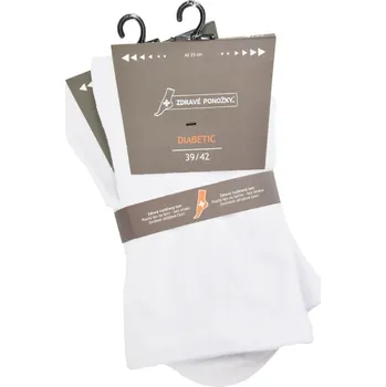 Dámské ponožky Olet Zdravé ponožky unisex zdravotní elastické rozšířené jednobarevné diabetické ponožky 31126 Ponožky: 35 - 38