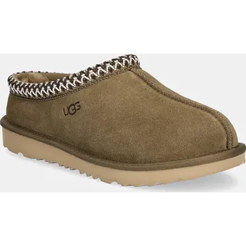 Pánské pantofle Dětské semišové papuče UGG K TASMAN II 1019066K zelená 91X, EUR 35