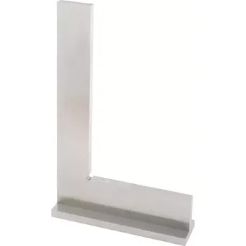 Úhloměr Dorazový úhelník, DIN 875/0B 200x130mm nerez FORMAT