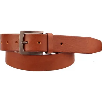 Opasek Penny Belts Pánský kožený opasek EXKLUZIV 25-R-48 světle hnědý 90 cm