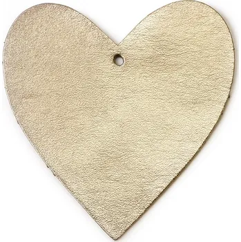 Vánoční dekorace Arwel Zlatá vánoční ozdoba srdce 619-1212-01