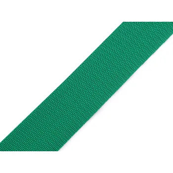 Popruh polypropylenový šíře 30 mm tloušťka 1 mm, střední, 60 zelená smaragdová