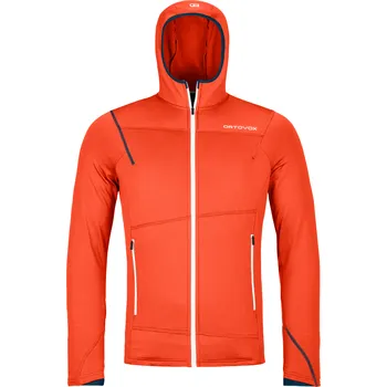 Pánská mikina Ortovox Fleece Light Hoody Pánská mikina Size: XXL, Color: Hot Orange
