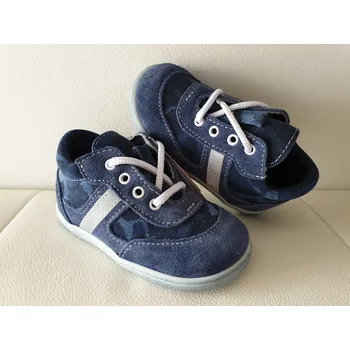 Chlapecké polobotky Jonap kožené boty 051S modrá maskáč Velikost: 18