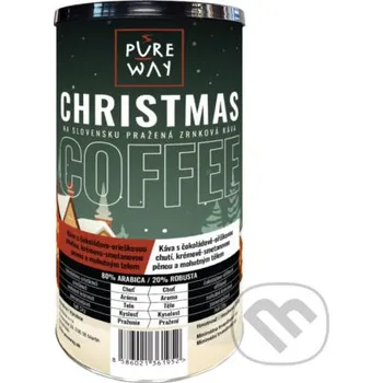 Káva Christmas coffee v darčekovej tube 350 g - Pure Way Pure Way