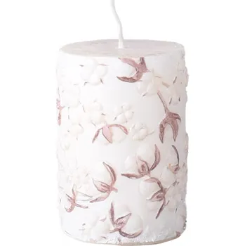 Svíčka Vonná svíčka válec rustik s vůní Soft Cotton, 50x80 mm 150 gram