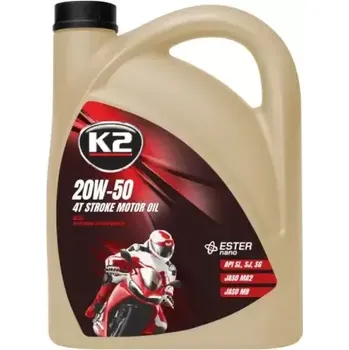 Provozní kapalina K2 20W-50 4T STROKE MOTOR OIL 4L