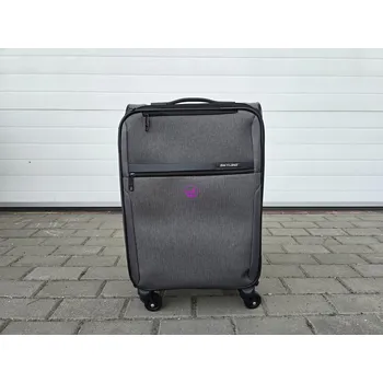 malý palubní textilní kufr Skiline - šedý