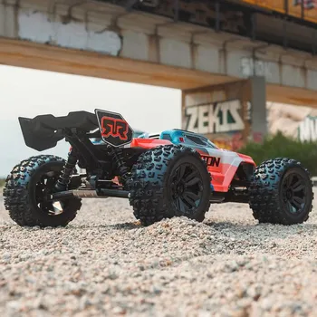 RC model auta Arrma Kraton 6S V6 BLX 1:8 4WD RTR modrá/červená - expresní doprava