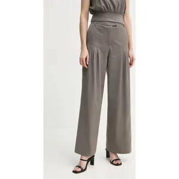 Dámské kalhoty Kalhoty s příměsí vlny Remain 5023221012 fialová 49E, vel. 34