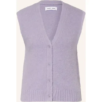 Samsøe Samsøe Dámská Pletená Vesta S Alpakou, světle...