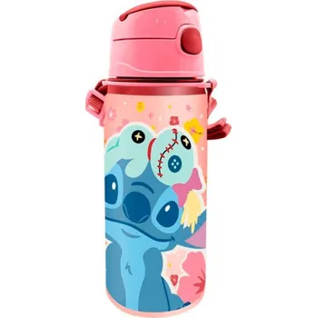 Nerezová láhev na pití Disney|Lilo & Stitch: Kamarádi (objem 600 ml)